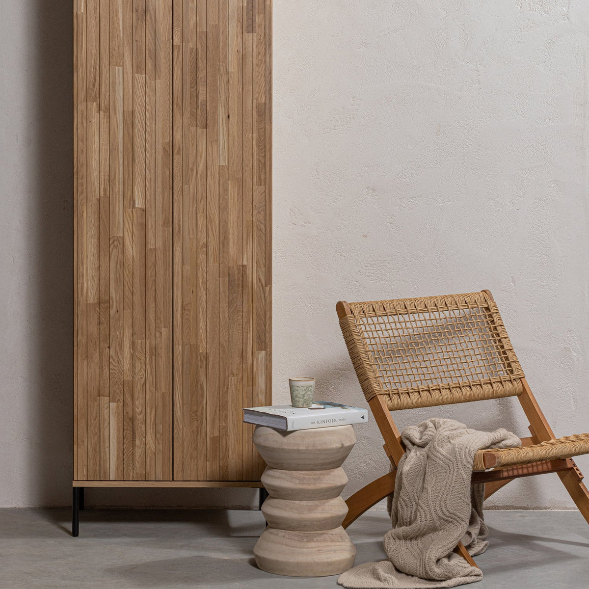 Sedia da esterno pieghevole Lois 73x60 cm