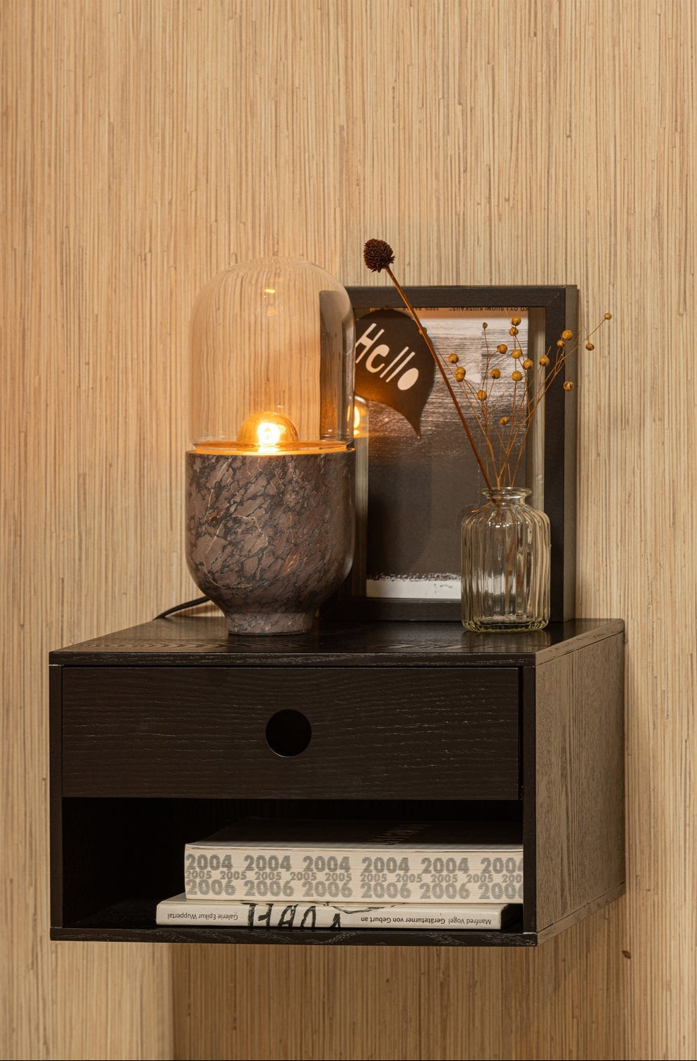 Comodino sospeso 1 cassetto Nancy 20x34 cm