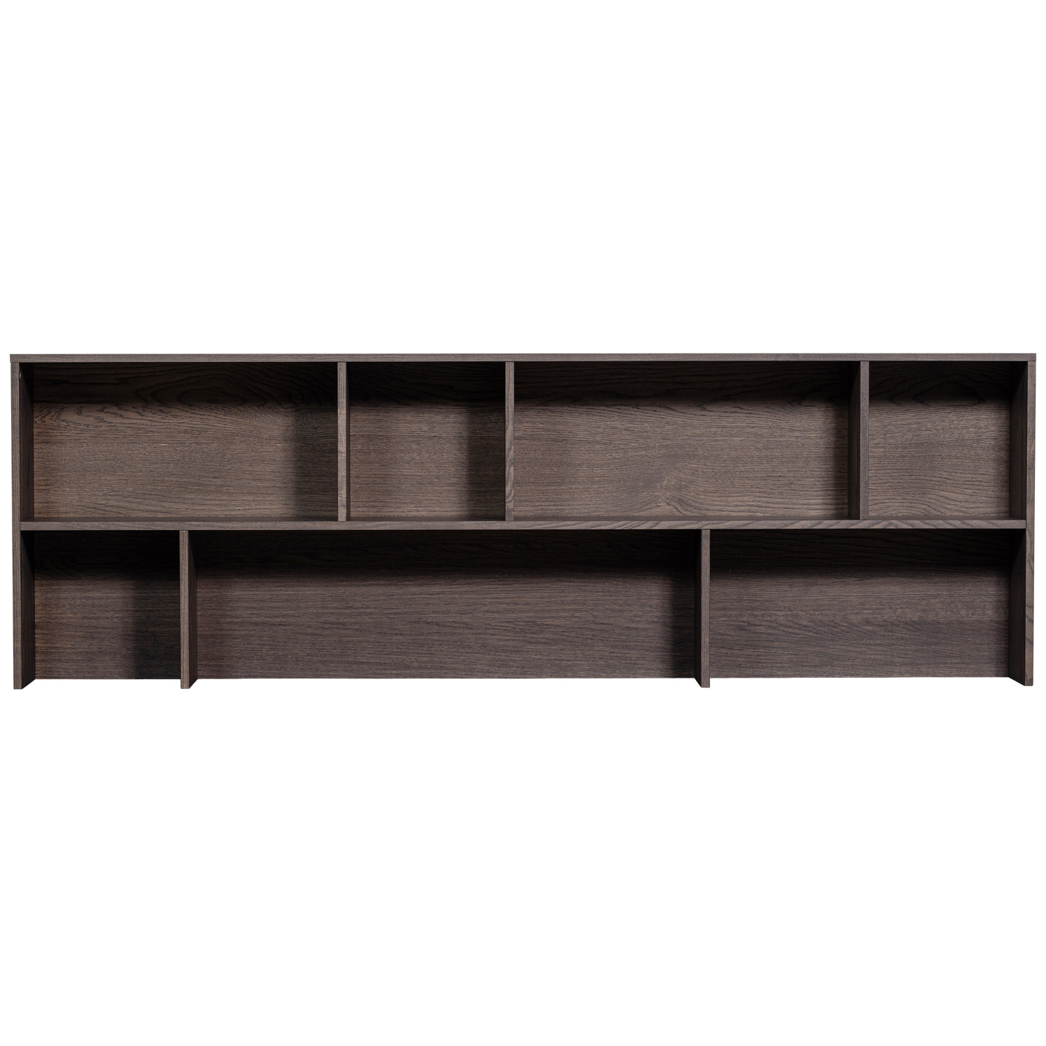 Credenza a giorno in legno di quercia New Gravure 65x200 cm