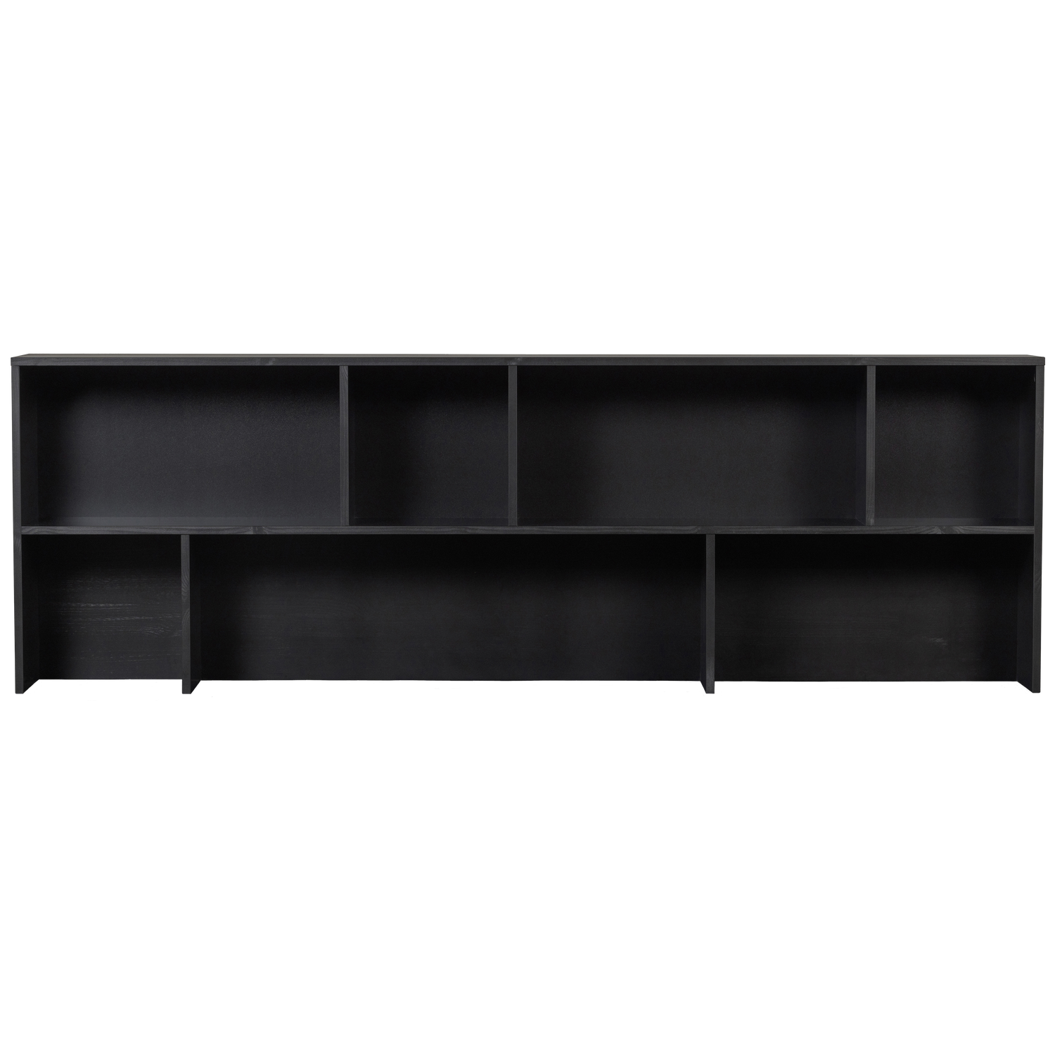 Credenza a giorno in legno di quercia New Gravure 65x200 cm