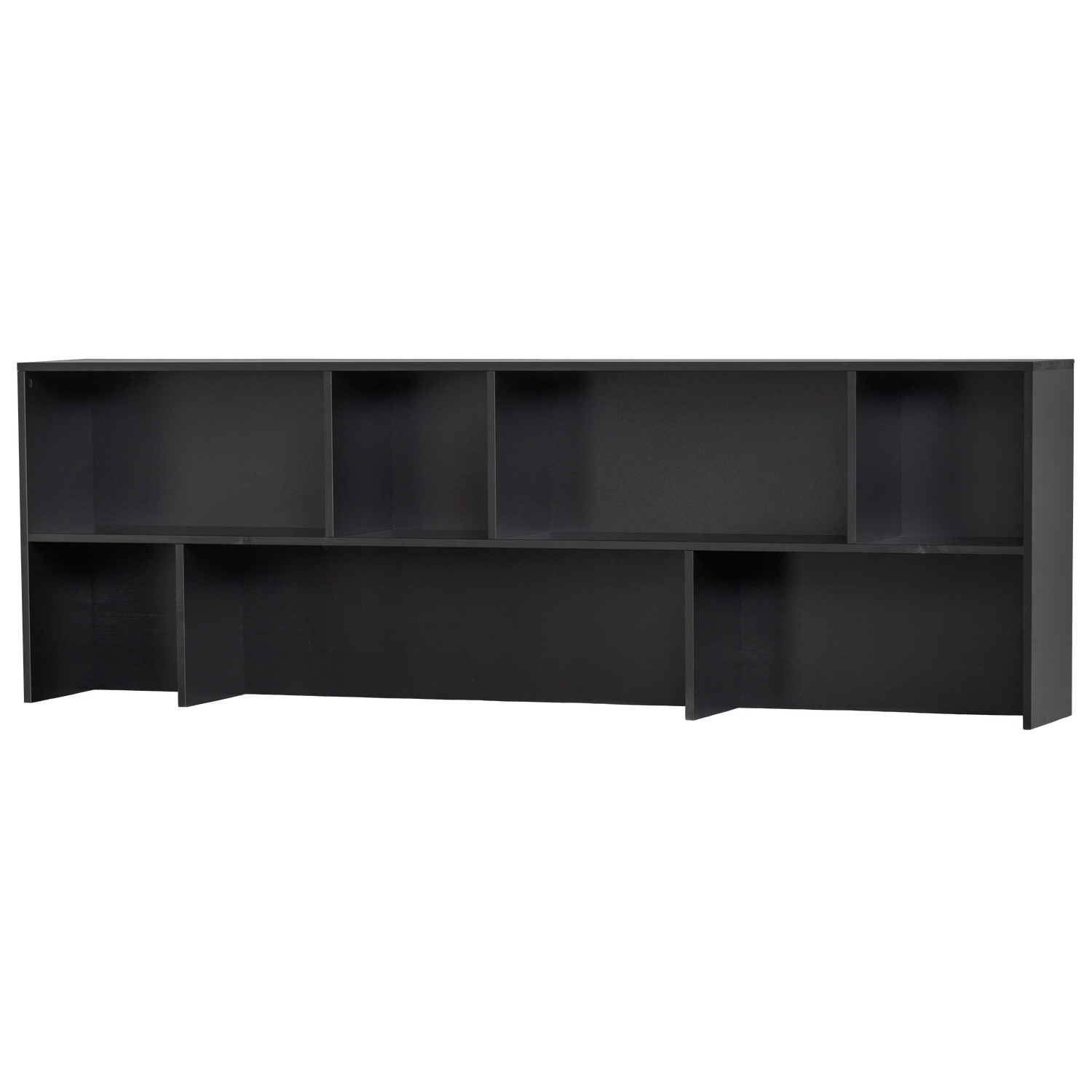 Credenza a giorno in legno di quercia New Gravure 65x200 cm