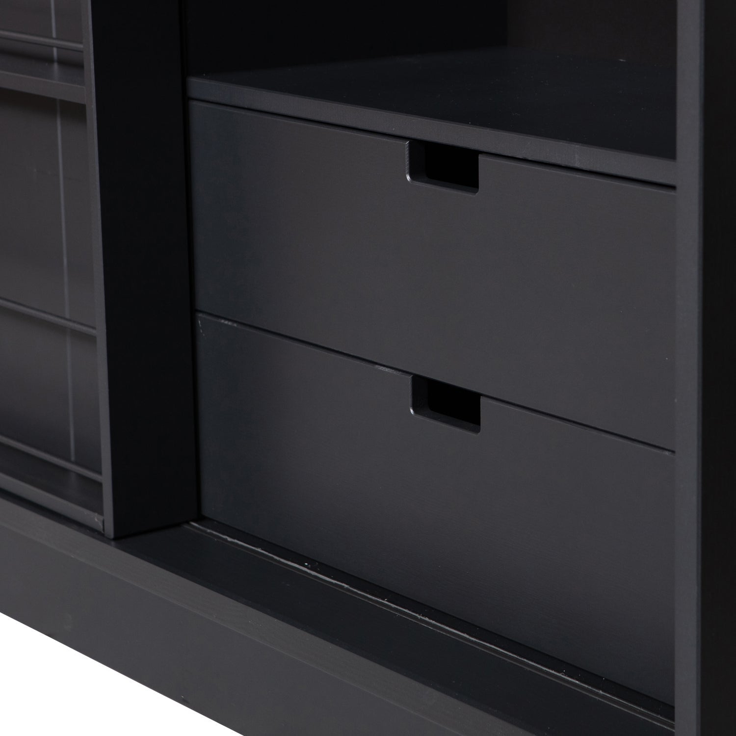 Credenza 1 anta scorrevole 2 cassetti Swing 200x150 cm