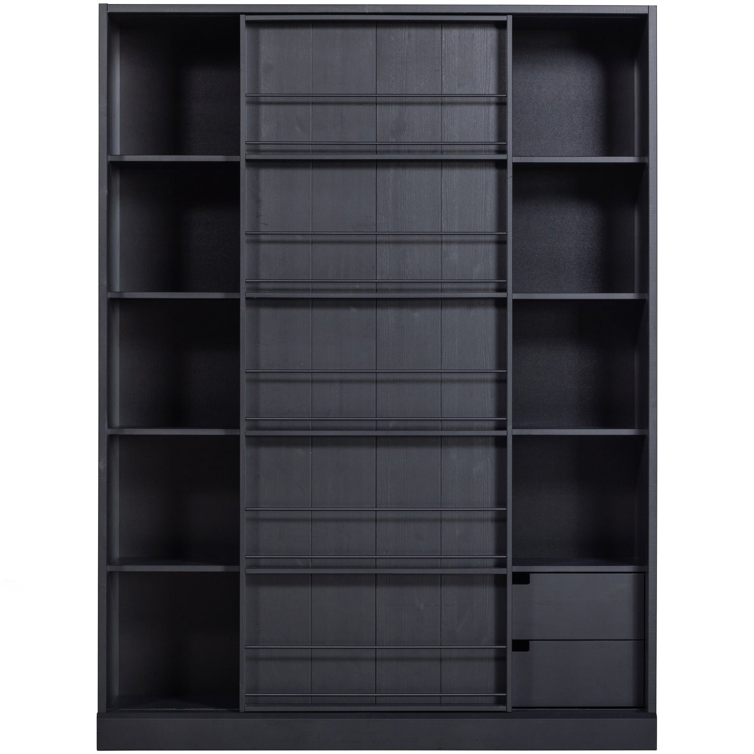 Credenza 1 anta scorrevole 2 cassetti Swing 200x150 cm
