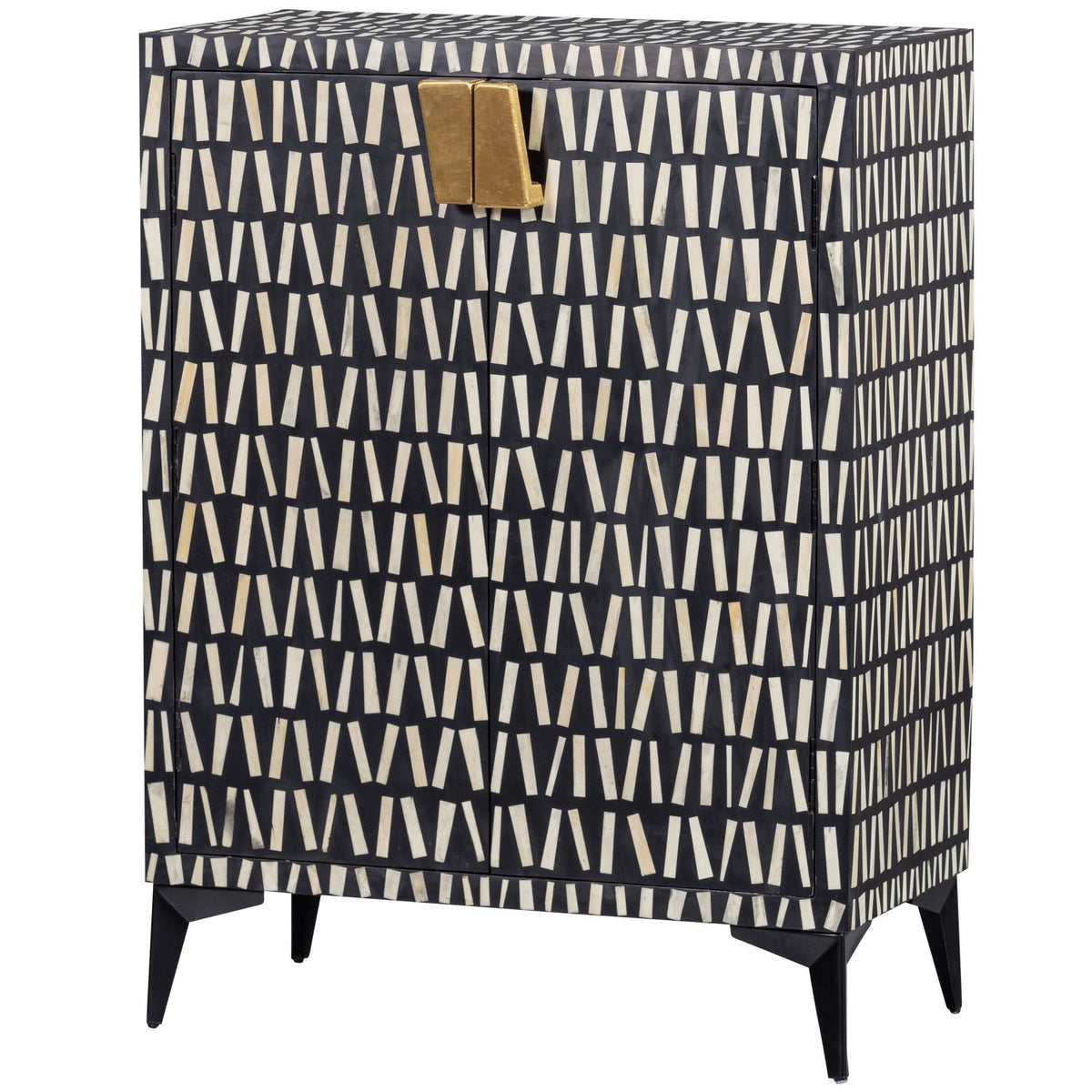 Credenza 2 ante in legno di mango Mony 81x108 cm