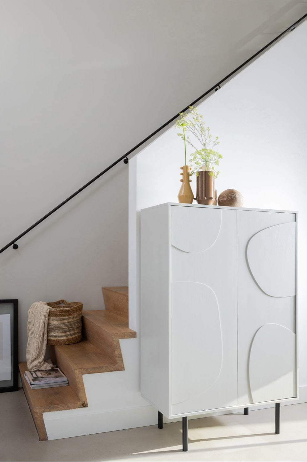 Credenza 2 ante in legno di pino Cadiz 135x85 cm