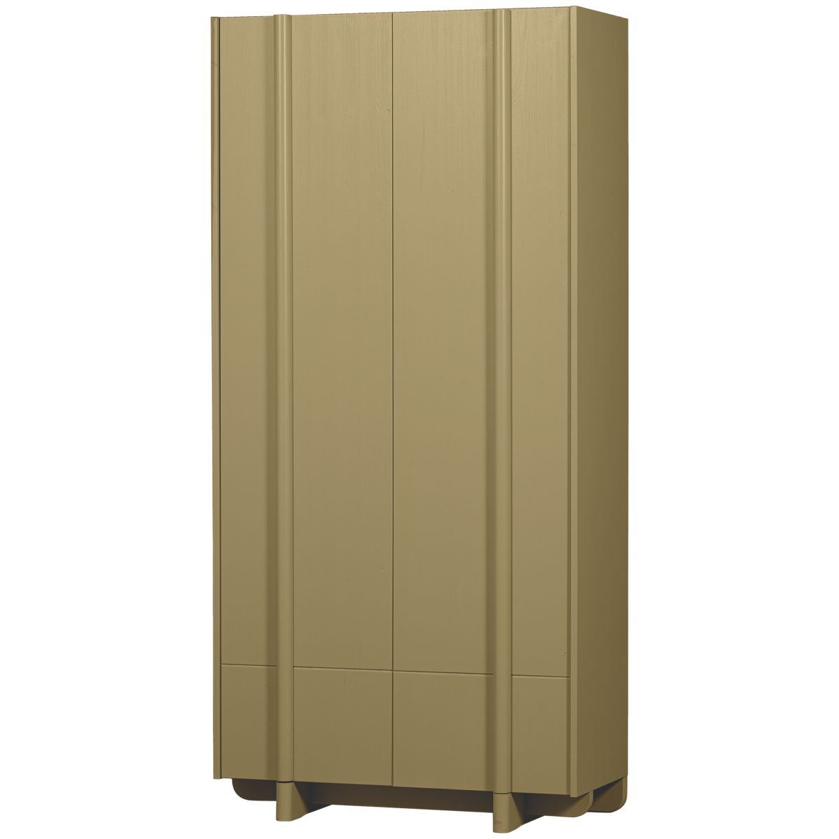 Credenza 2 ante 1 cassetto in legno di pino Basu 210x101 cm