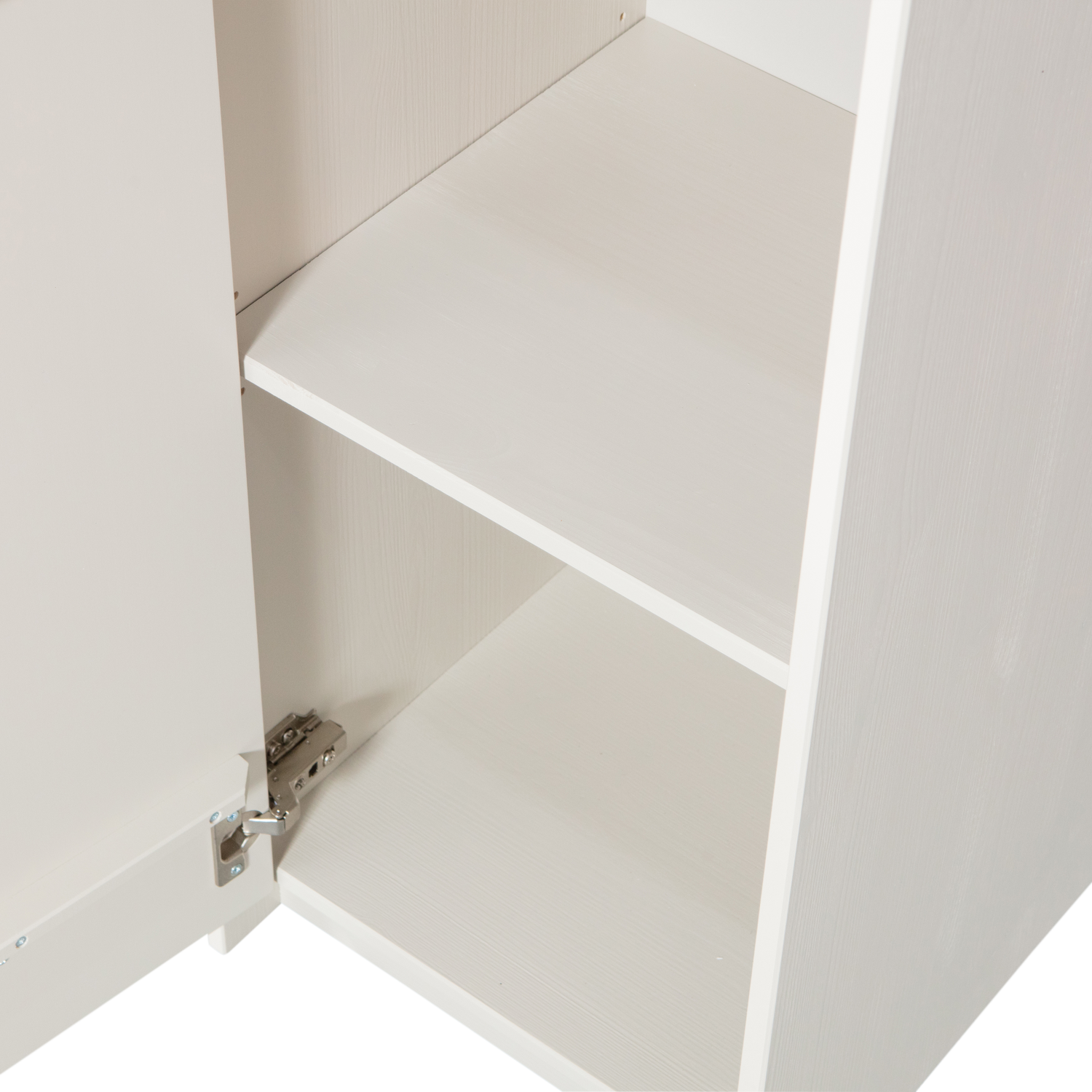 Armadio in polvere di pino con decorazione cemento Basu 210x40 cm