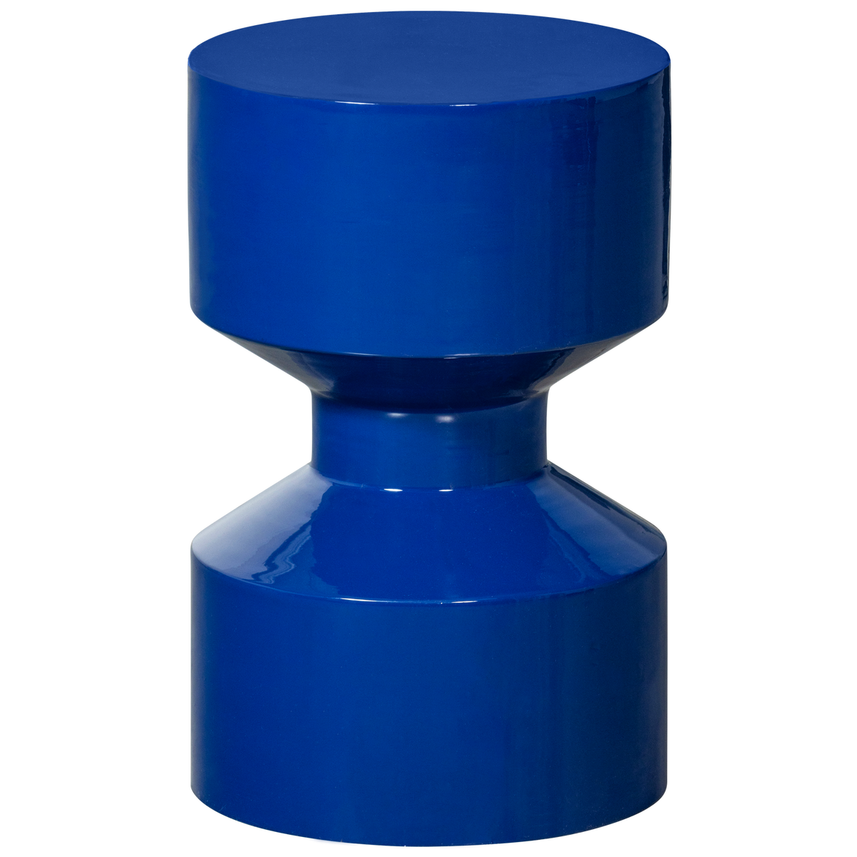 Tavolino in metallo lucido Hidde 47x30 cm