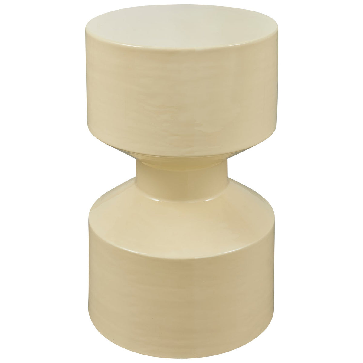 Tavolino in metallo lucido Hidde 47x30 cm