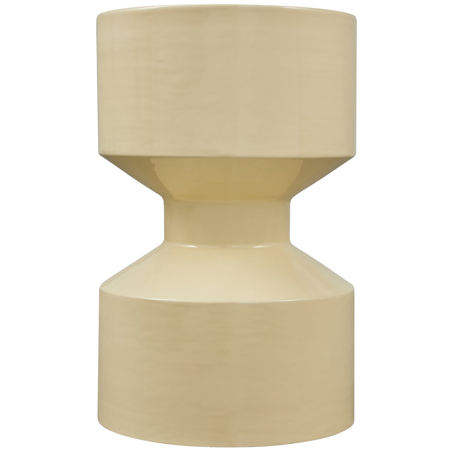 Tavolino in metallo lucido Hidde 47x30 cm