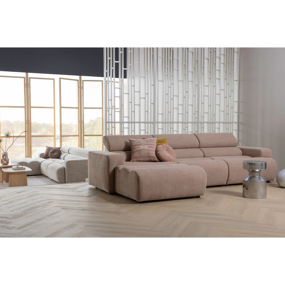 Set di 3 cuscini in cotone Feis 45x45 cm