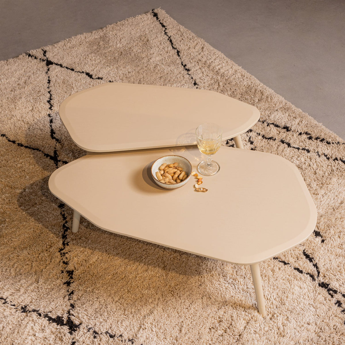 Set 2 tavolini Davina 34x75 cm