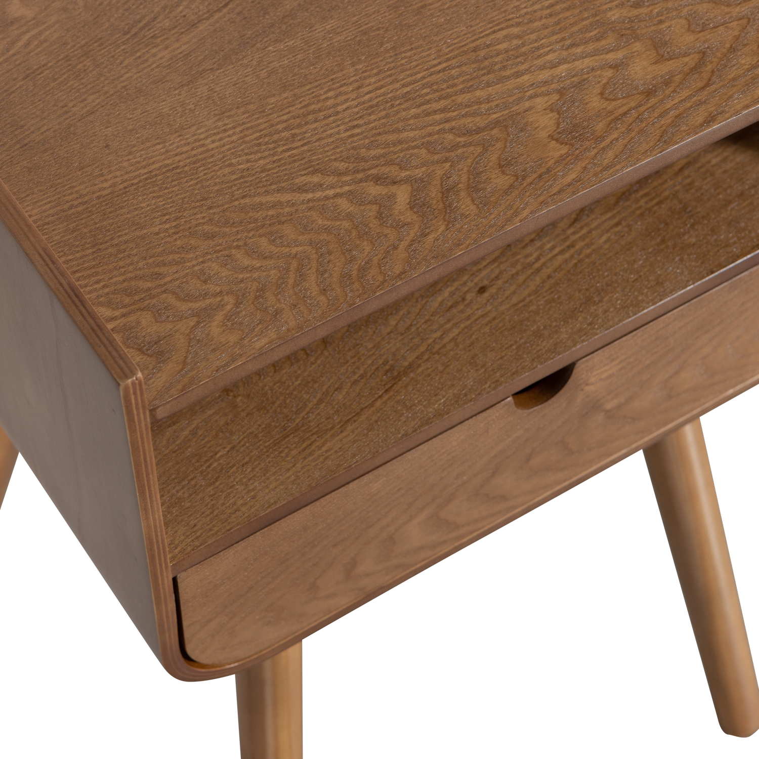 Comodino/tavolino in legno naturale Nils 54x36 cm
