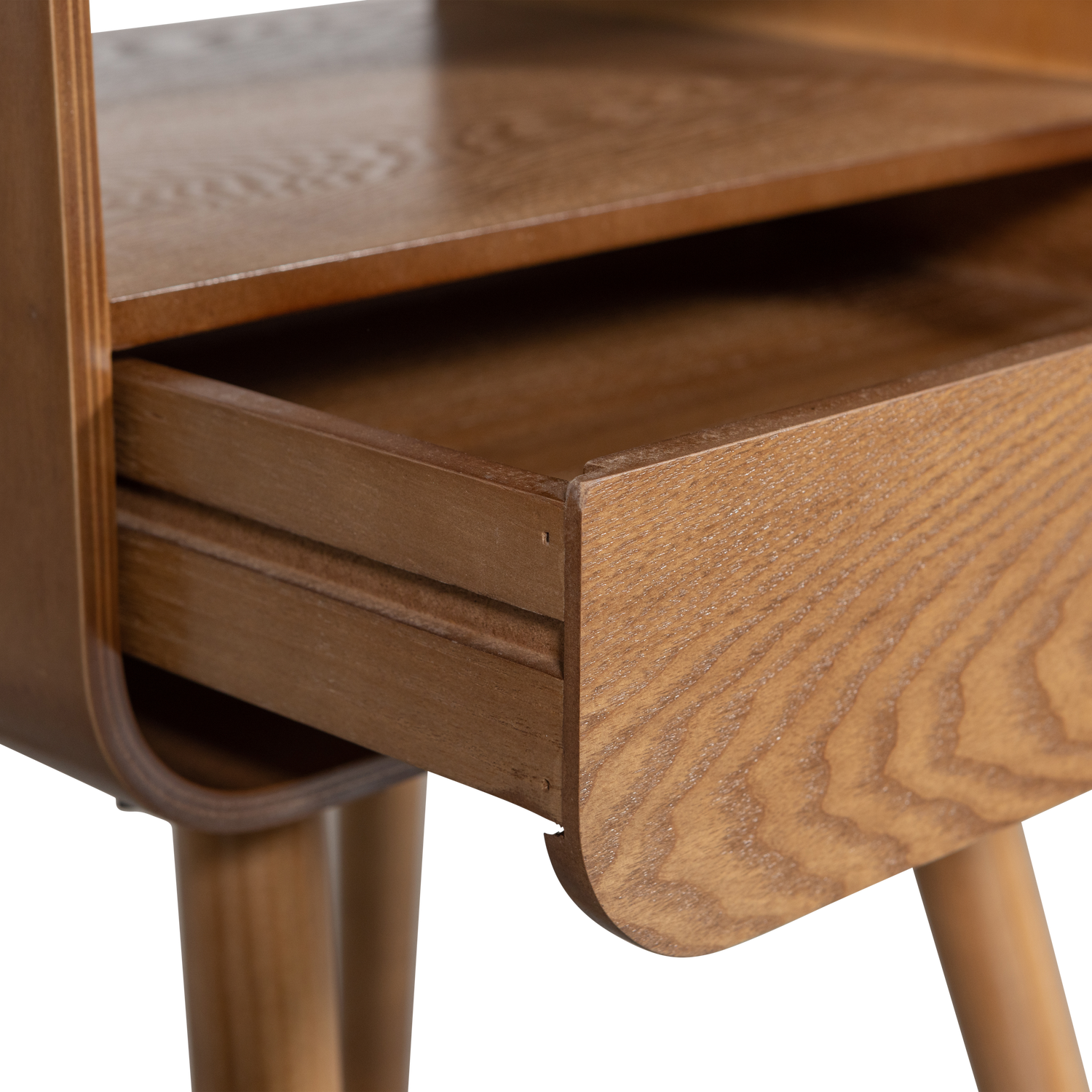 Comodino/tavolino in legno naturale Nils 54x36 cm