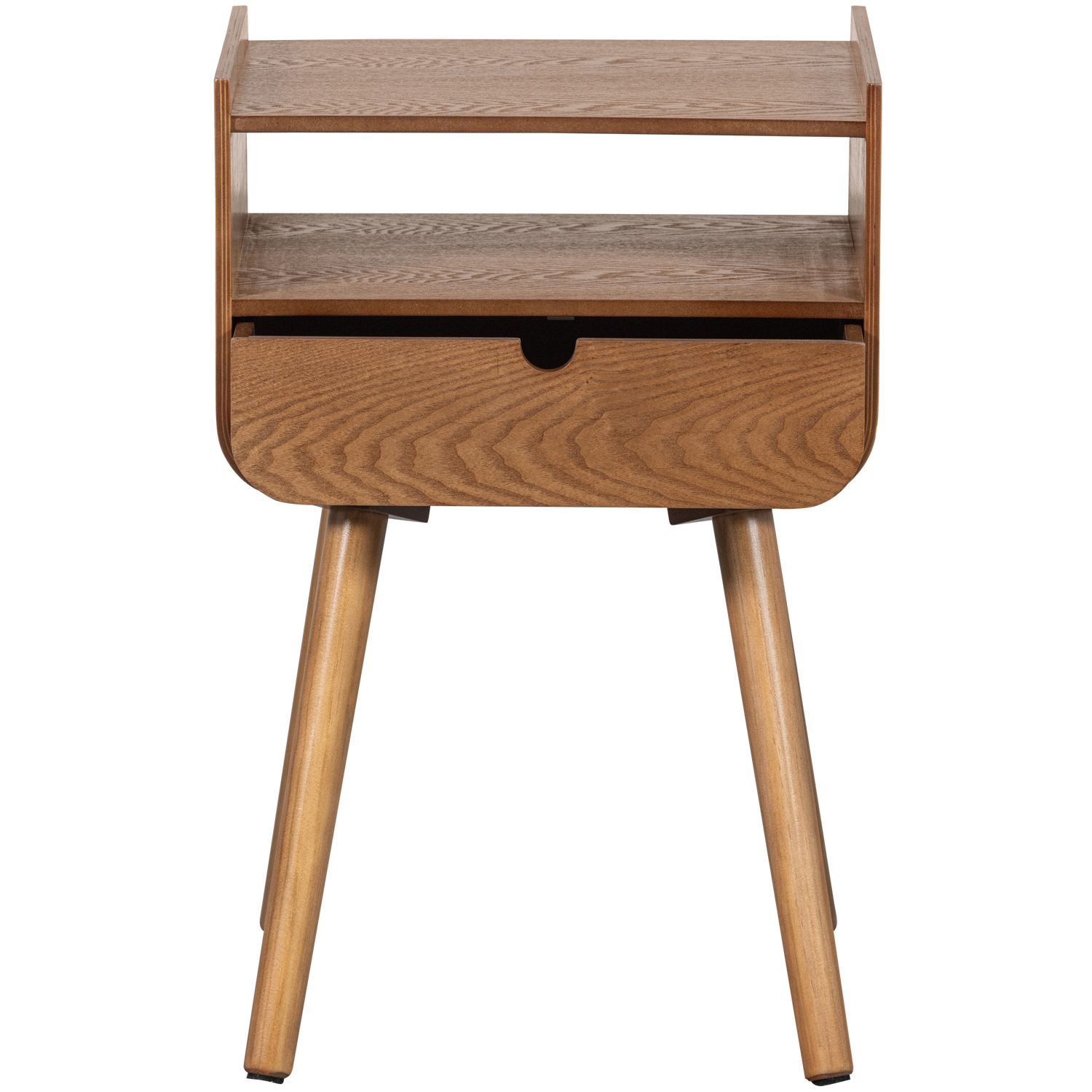 Comodino/tavolino in legno naturale Nils 54x36 cm