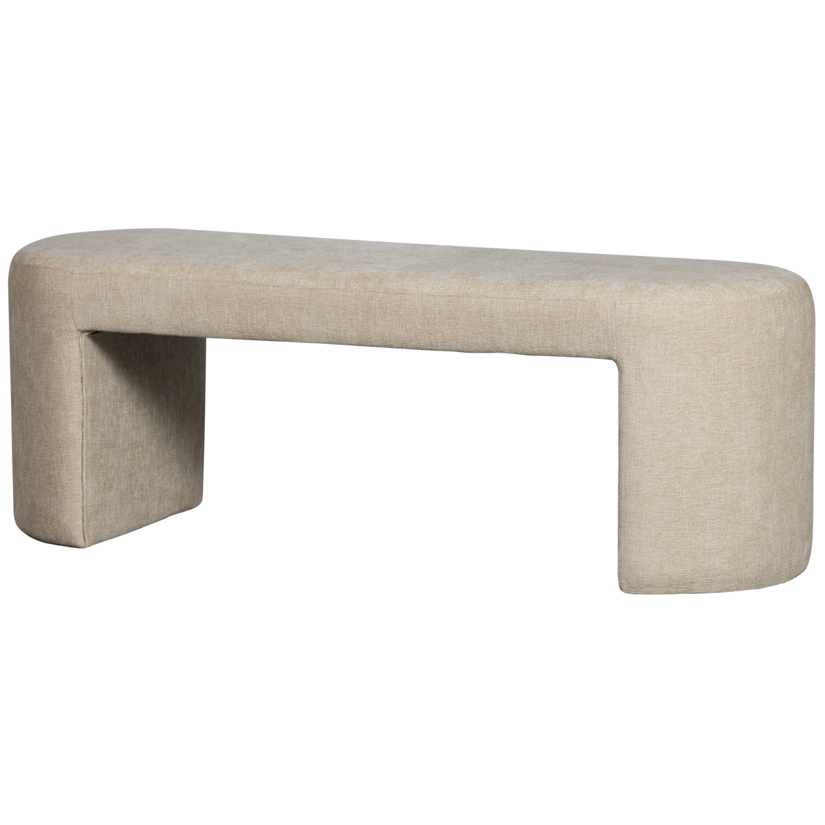 Panca in ciniglia Jacob 46x130 cm