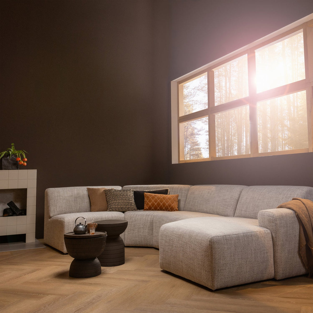 Tavolino in fibra di argilla Samson