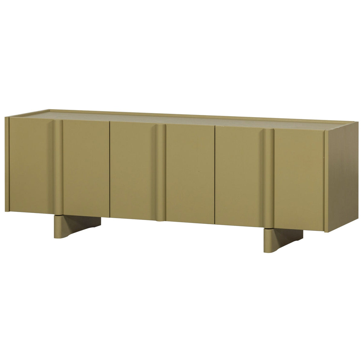 Mobile TV 3 ante in legno di pino Basu 152x53 cm