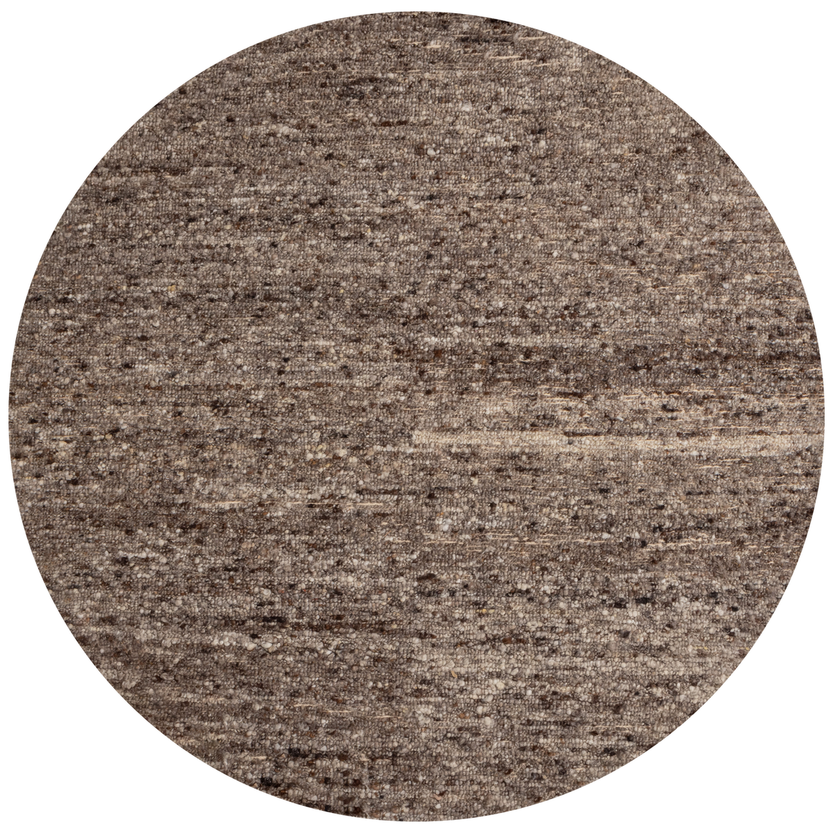 Tappeto marrone melange Efia