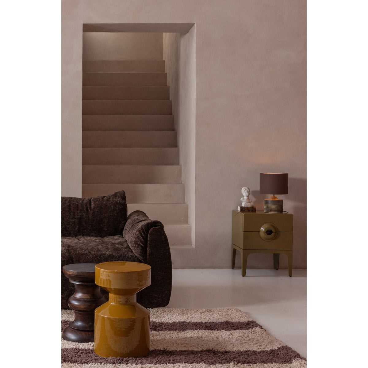 Tavolino in metallo Ferry 30x47 cm