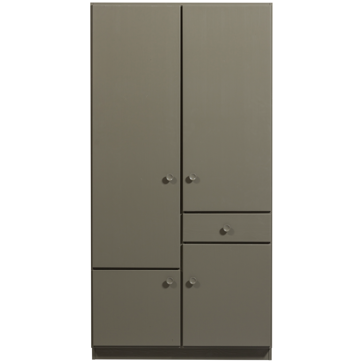 Armadio in pino verde Alfie 210x107cm