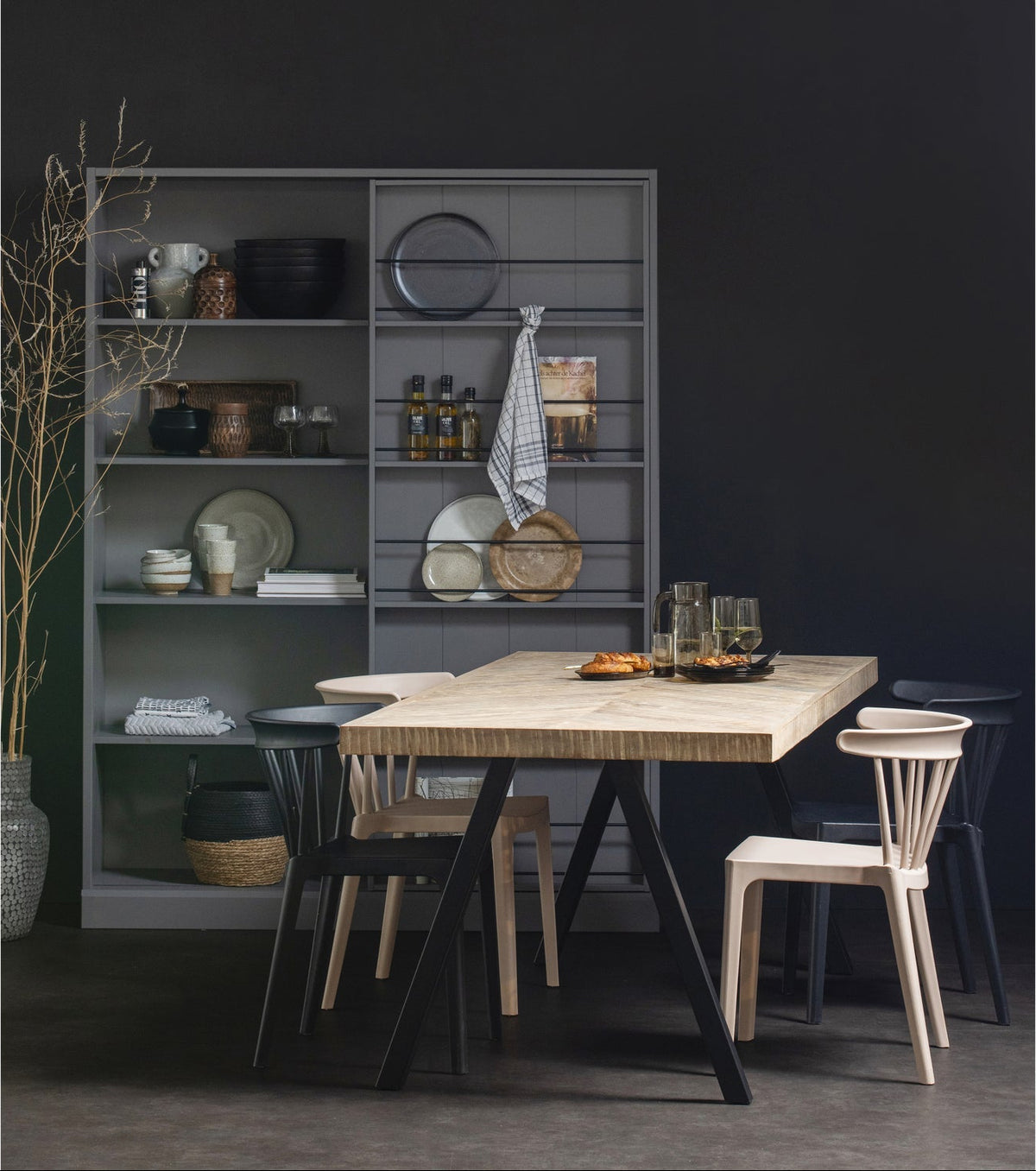 Tavolo da pranzo quadrato in legno di mango Tablo 200x90 cm