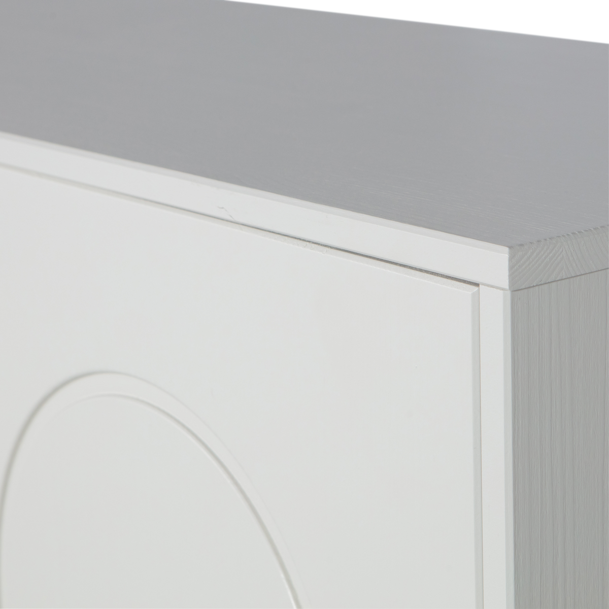 Credenza 2 ante in legno di pino grigio Sela 90x149 cm