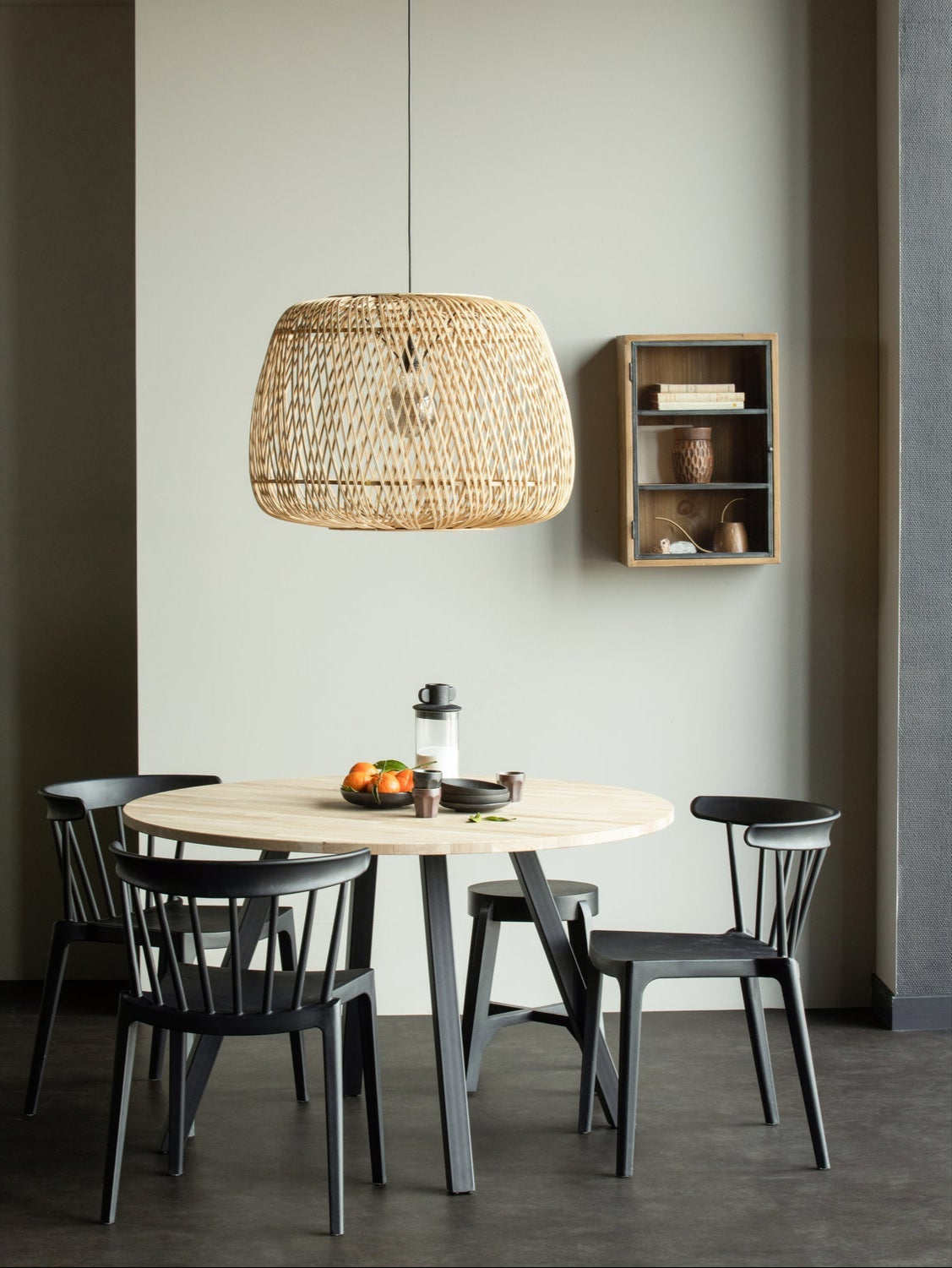 Tavolo da pranzo rotondo in rovere Tablo 75 x120 cm