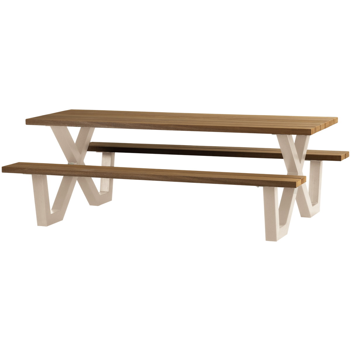 Tavolo da picnic in legno Velvet 206x75 cm