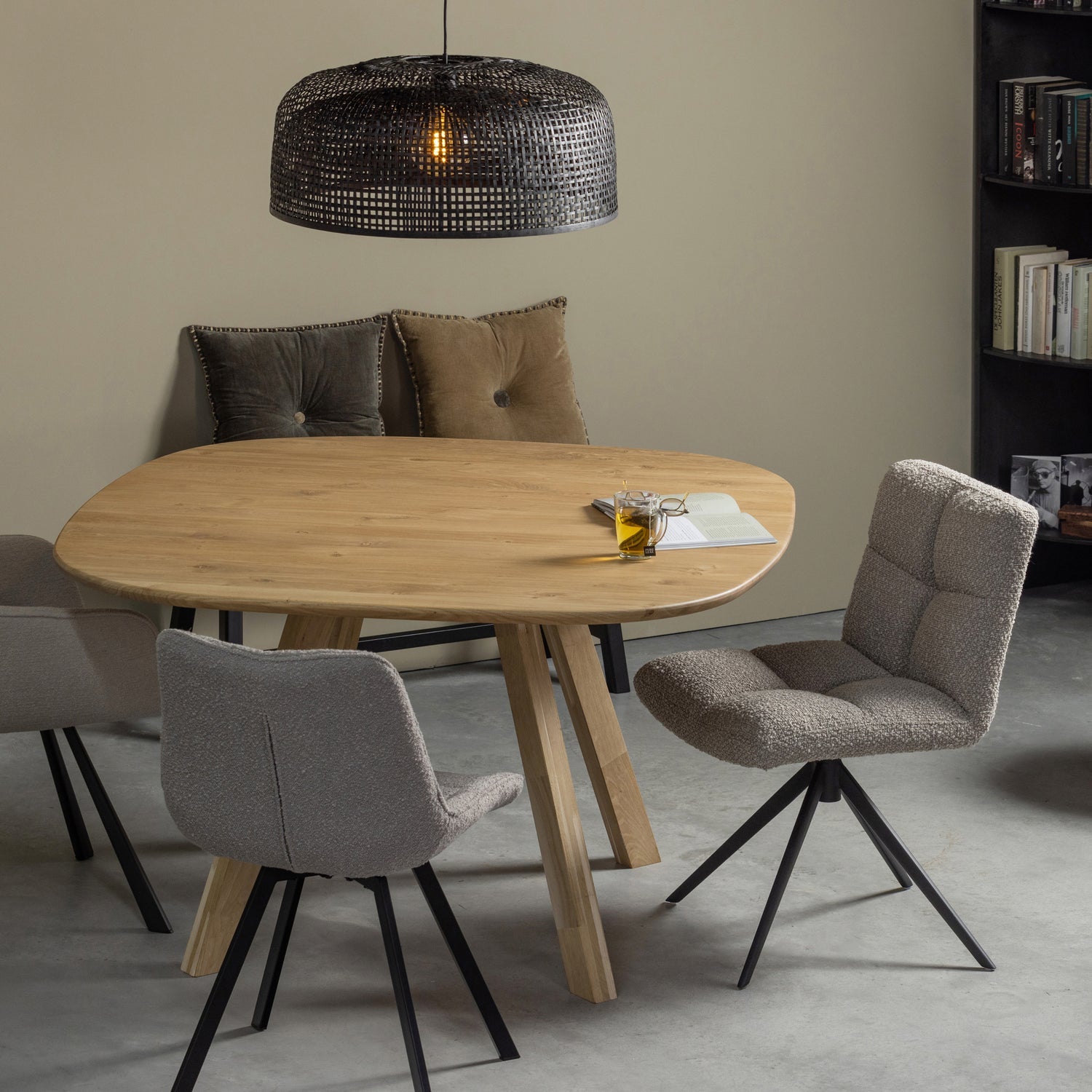 Tavolo da pranzo in rovere Tablo 75x130 cm