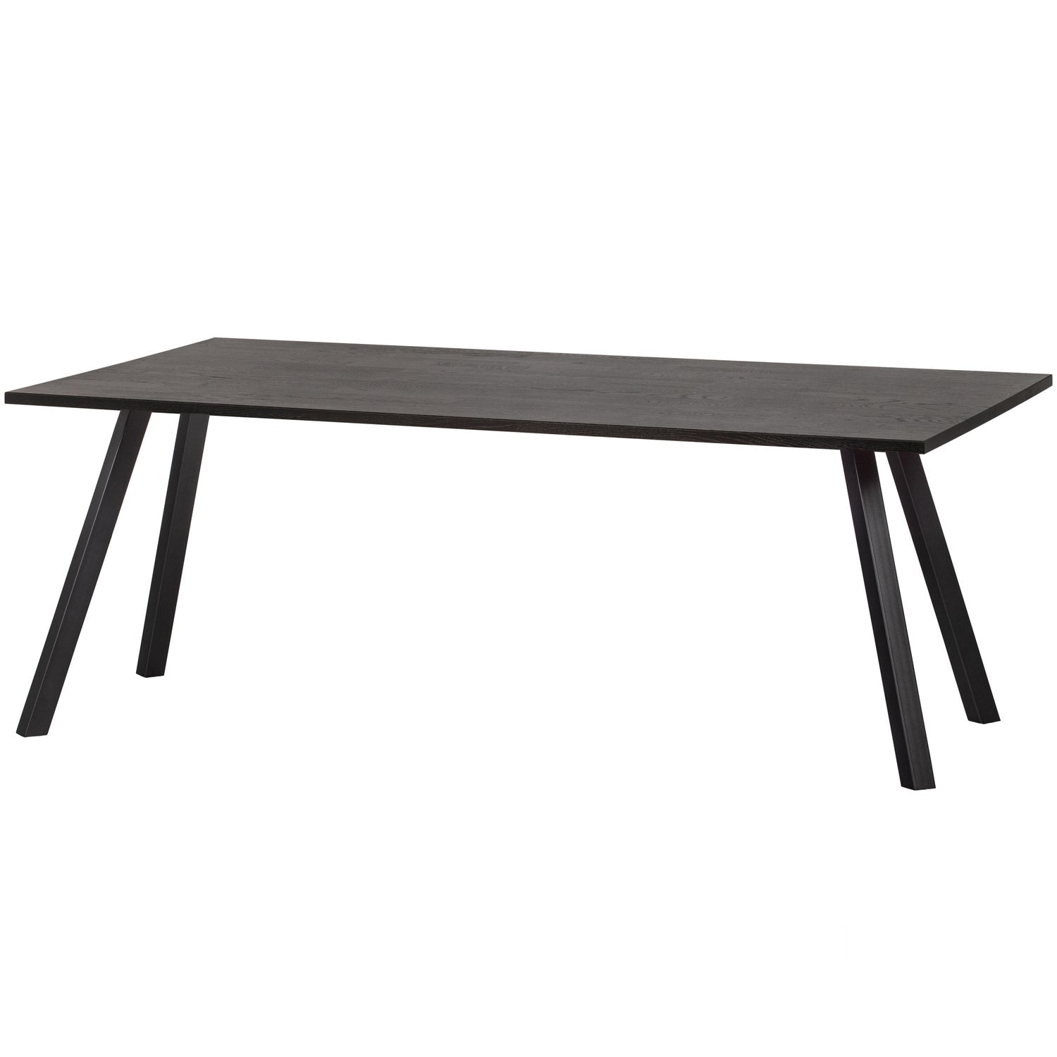 Tavolo da pranzo in legno di rovere scuro Tablo 75x220 cm