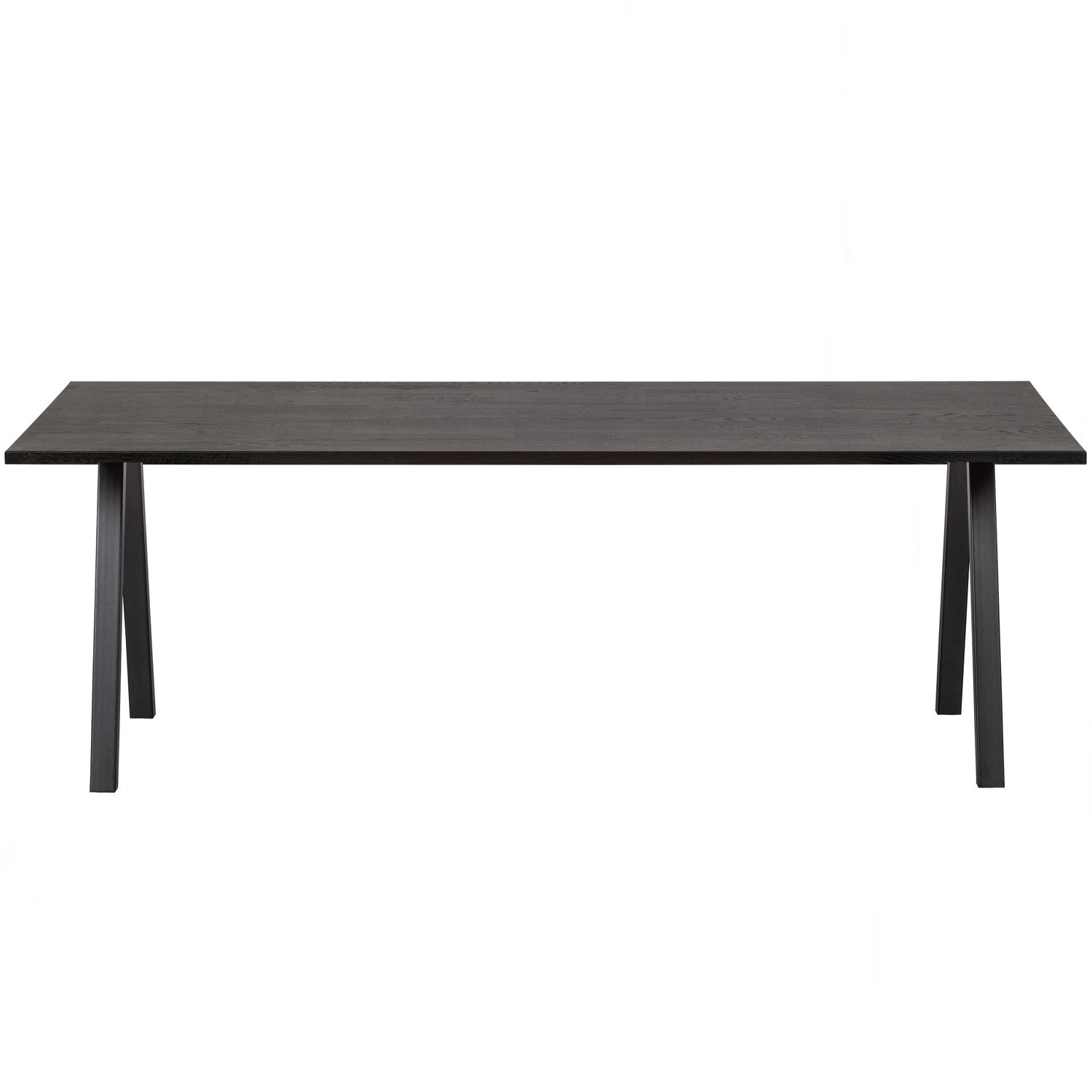 Tavolo da pranzo in legno di rovere scuro Tablo 75x220 cm