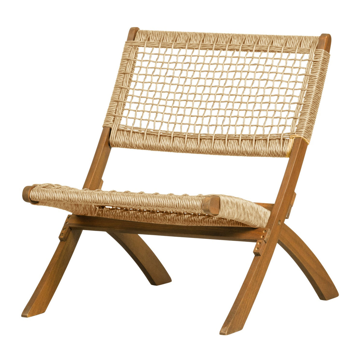 Sedia da esterno pieghevole Lois 73x60 cm