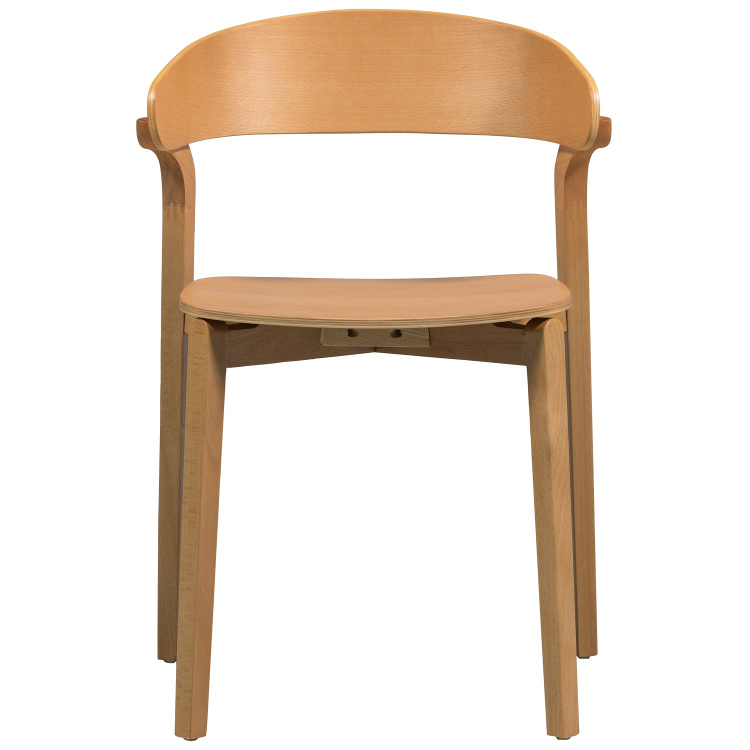 Set di 2 sedie in frassino Cras 52x75 cm