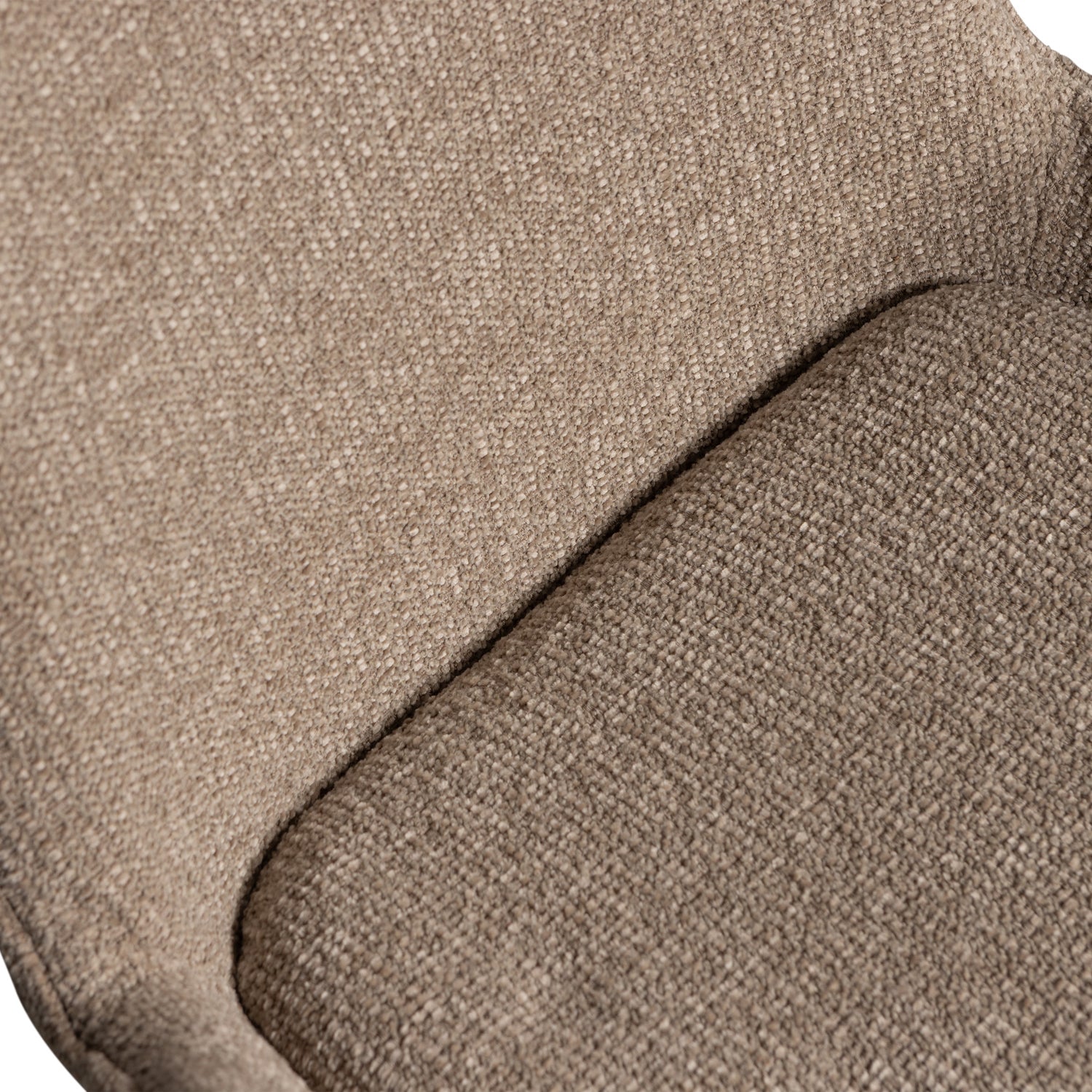 Sedia regolabile in tessuto beige Marten 70x90 cm