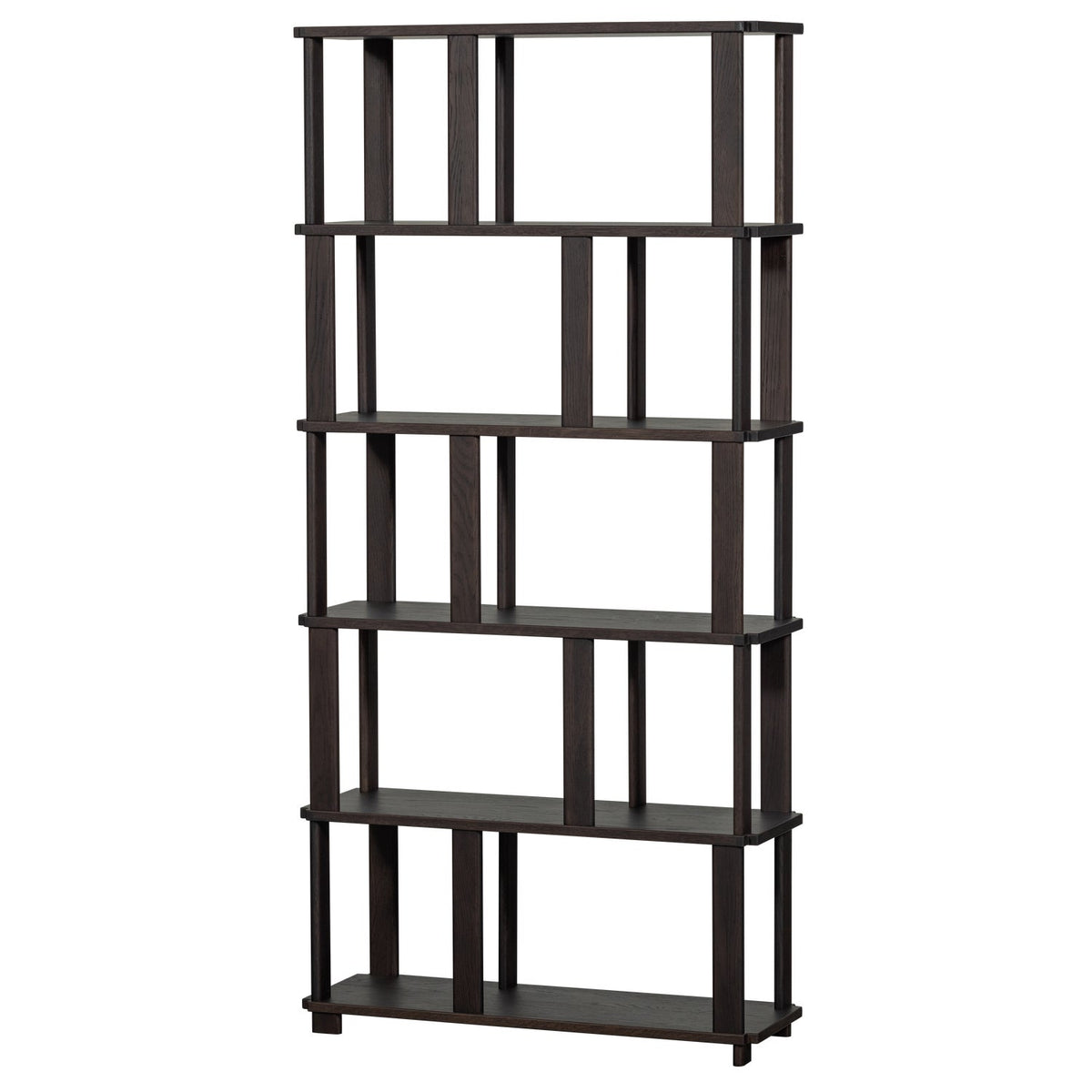 Libreria a giorno marrone Riss 90x186 cm