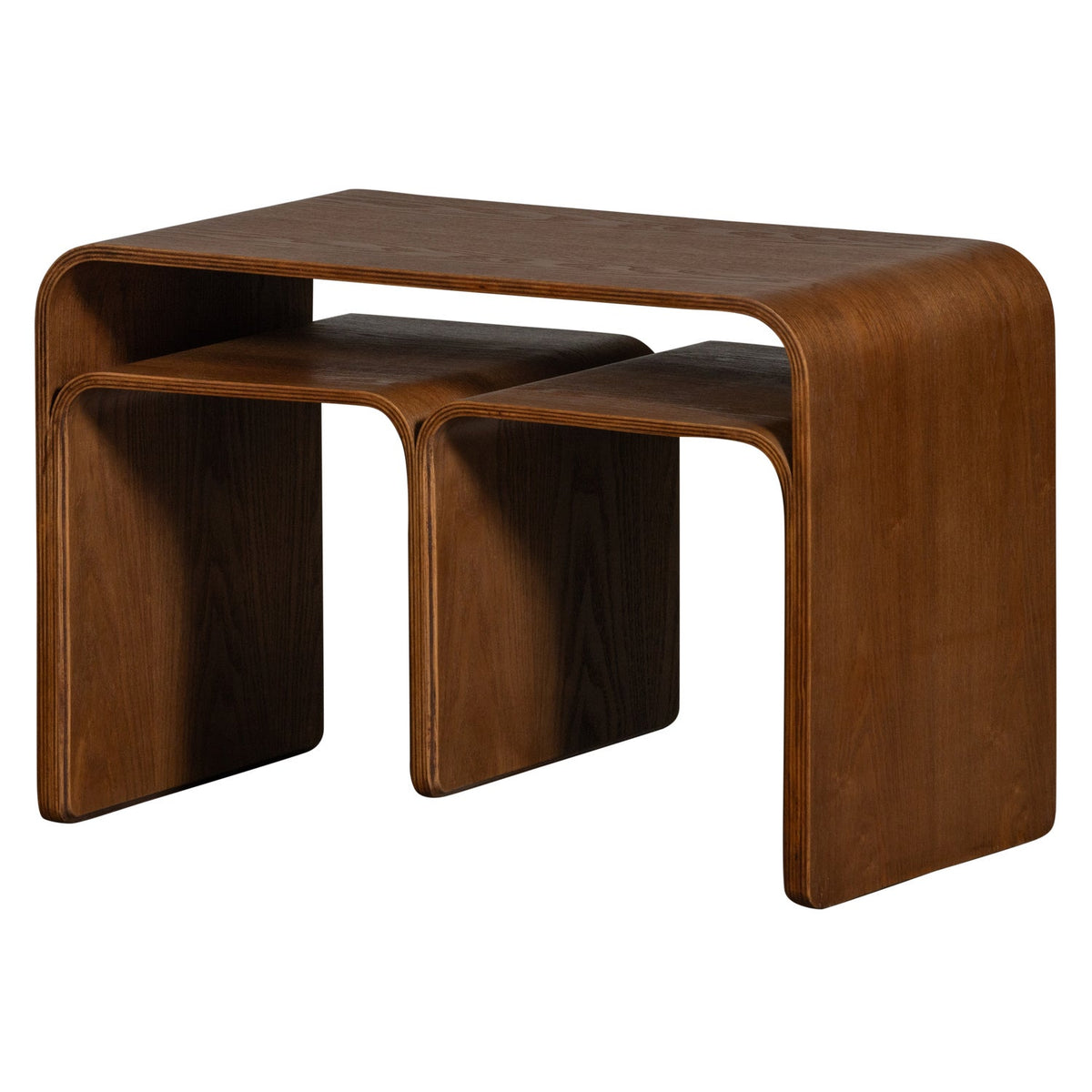 Tavolino multifunzionale noce Frey 60x40 cm