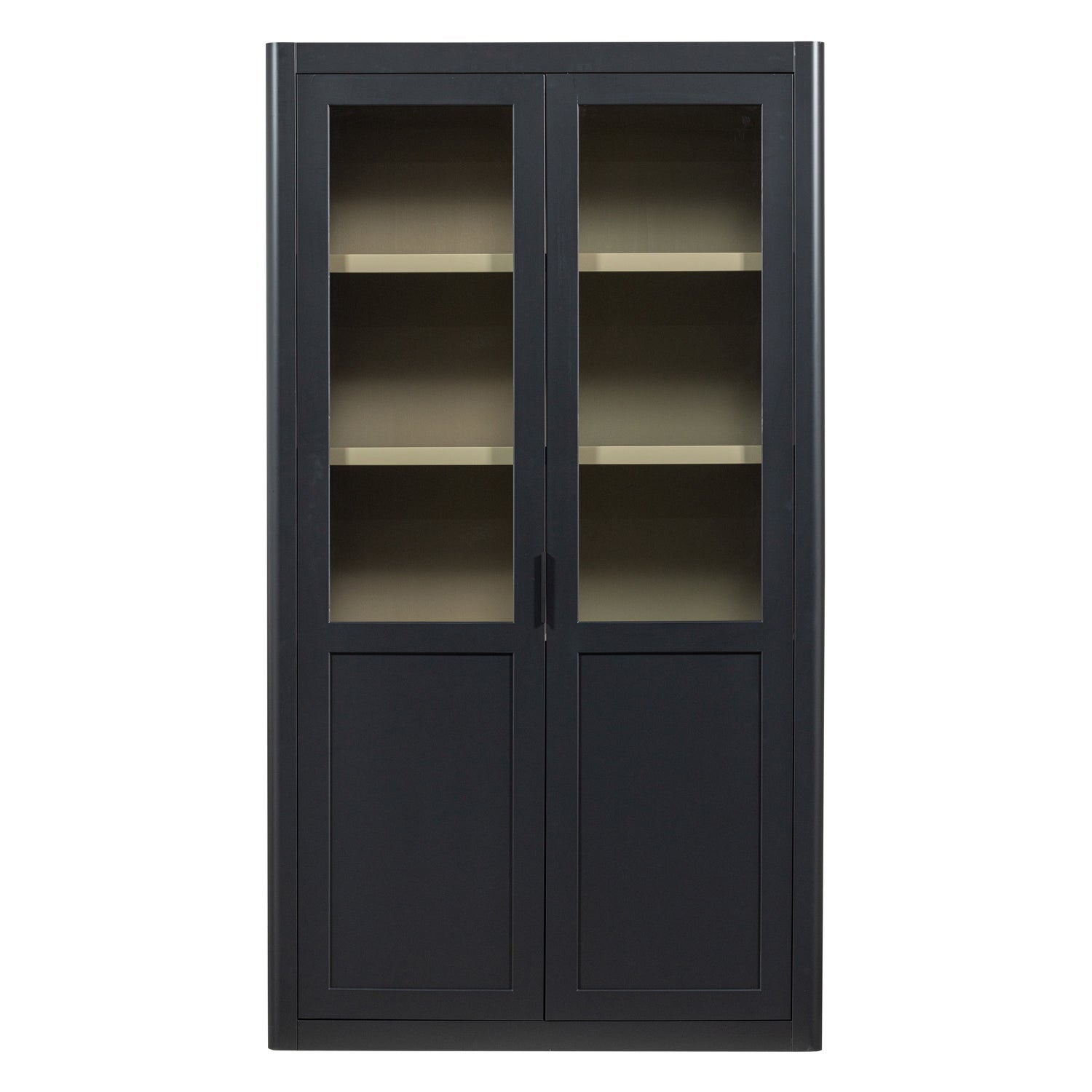 Vetrina 2 ante in legno di pino Gunnar 120x217 cm