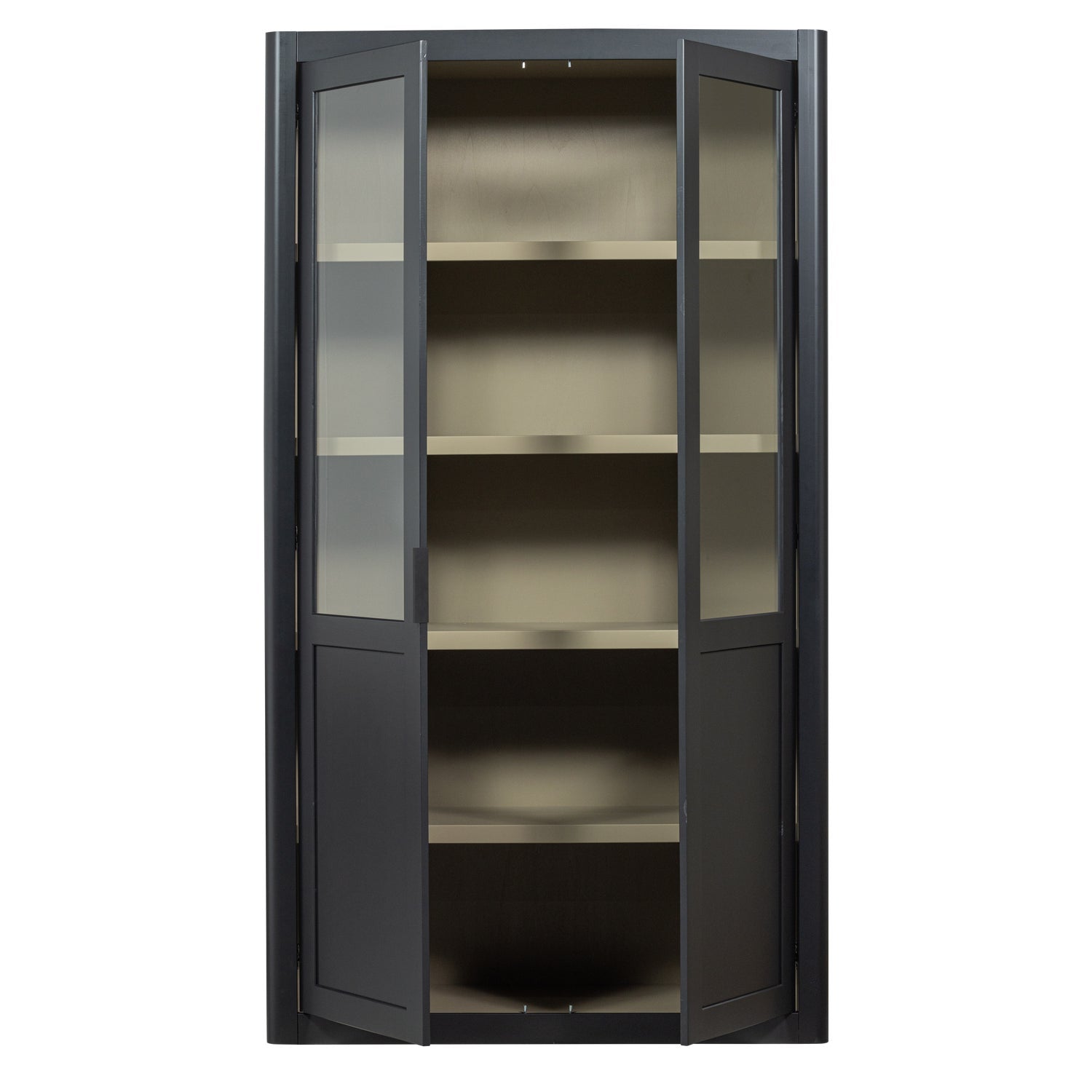 Vetrina 2 ante in legno di pino Gunnar 120x217 cm