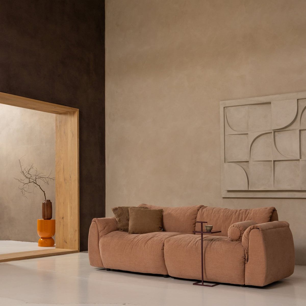 Set di 2 vasi in vetro Selena 18x35 cm