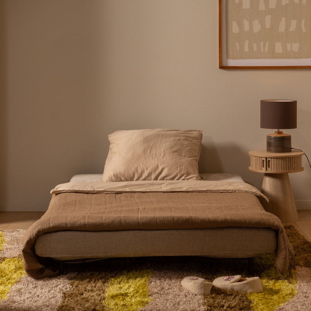 Divano letto singolo in tessuto cinigliato Xem 122x80 cm