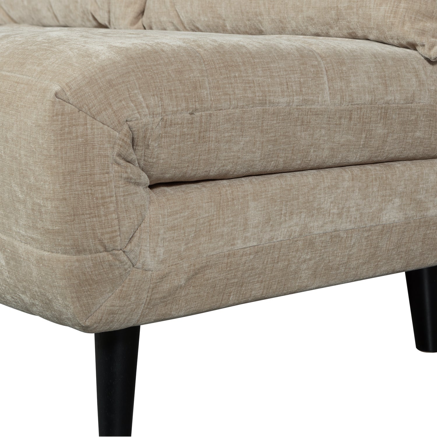 Divano letto singolo in tessuto cinigliato Xem 122x80 cm