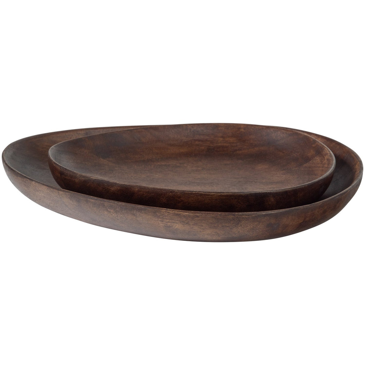 Set di 2 vassoi in legno di mango marrone Sevran