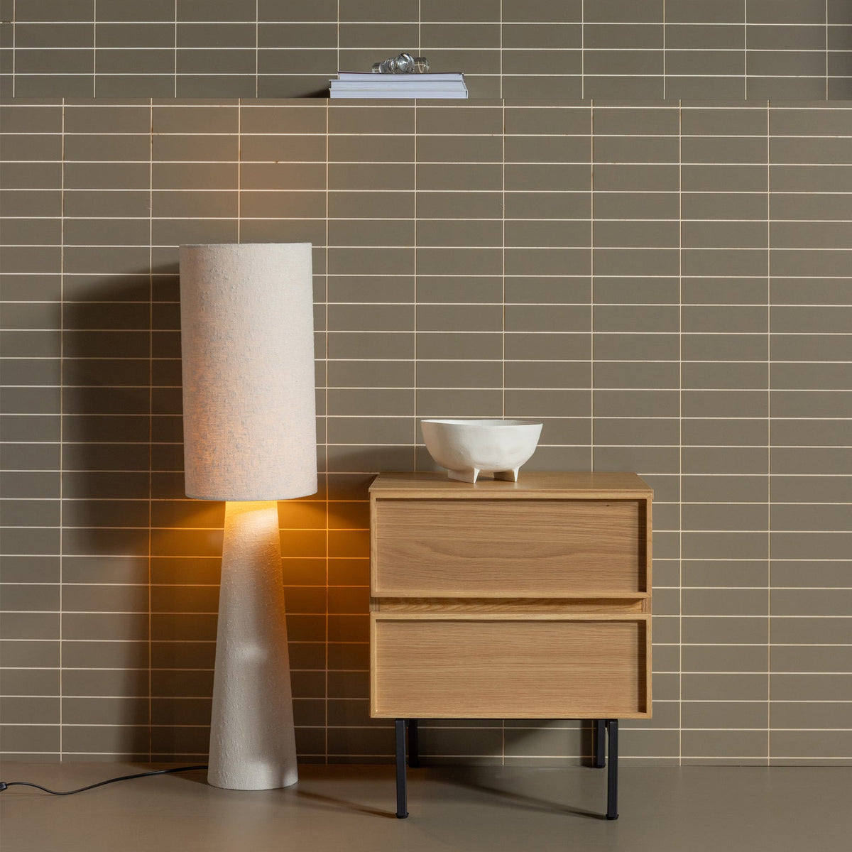 Comodino 2 cassetti Tivo 45x51 cm