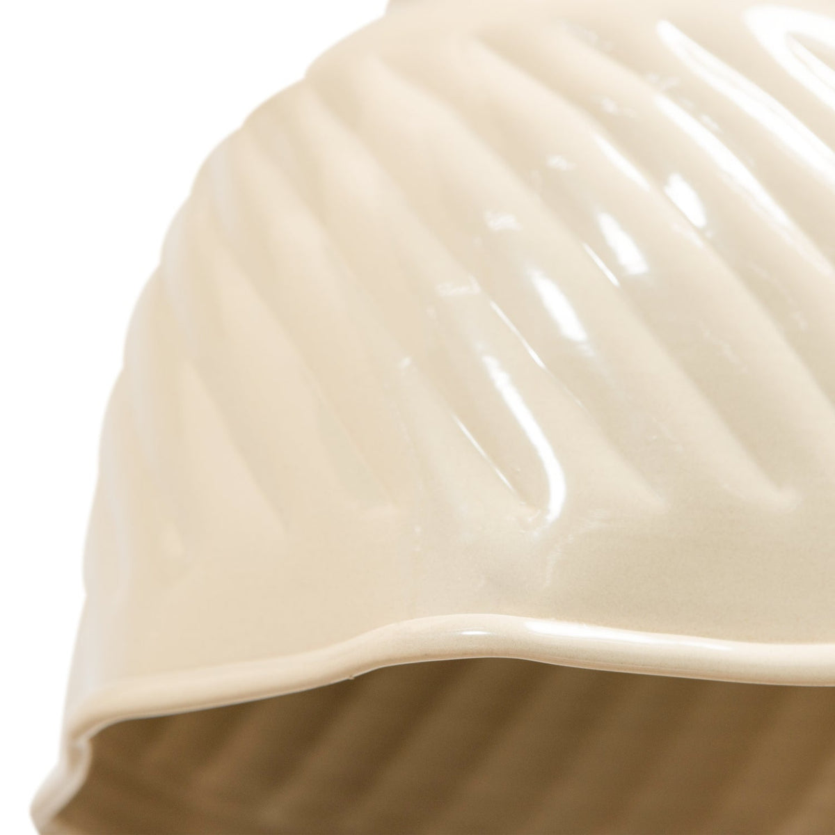 Lampada a sospensione in metallo sabbia Arleso 14x15 cm