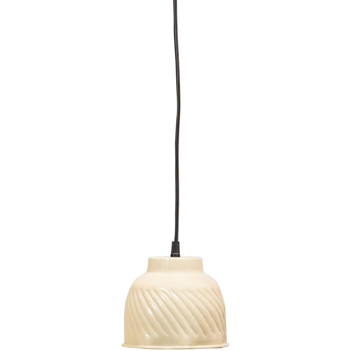 Lampada a sospensione in metallo sabbia Arleso 14x15 cm