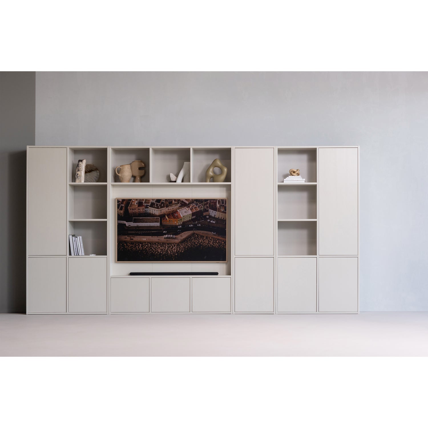 Armadio 3 ante in legno di pino Meggy 108x215 cm - modulo componibile