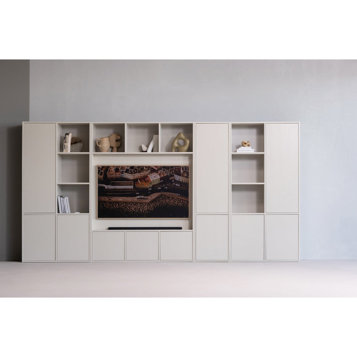 Armadio 2 ante in legno di pino Meggy 55x215 cm - modulo componibile