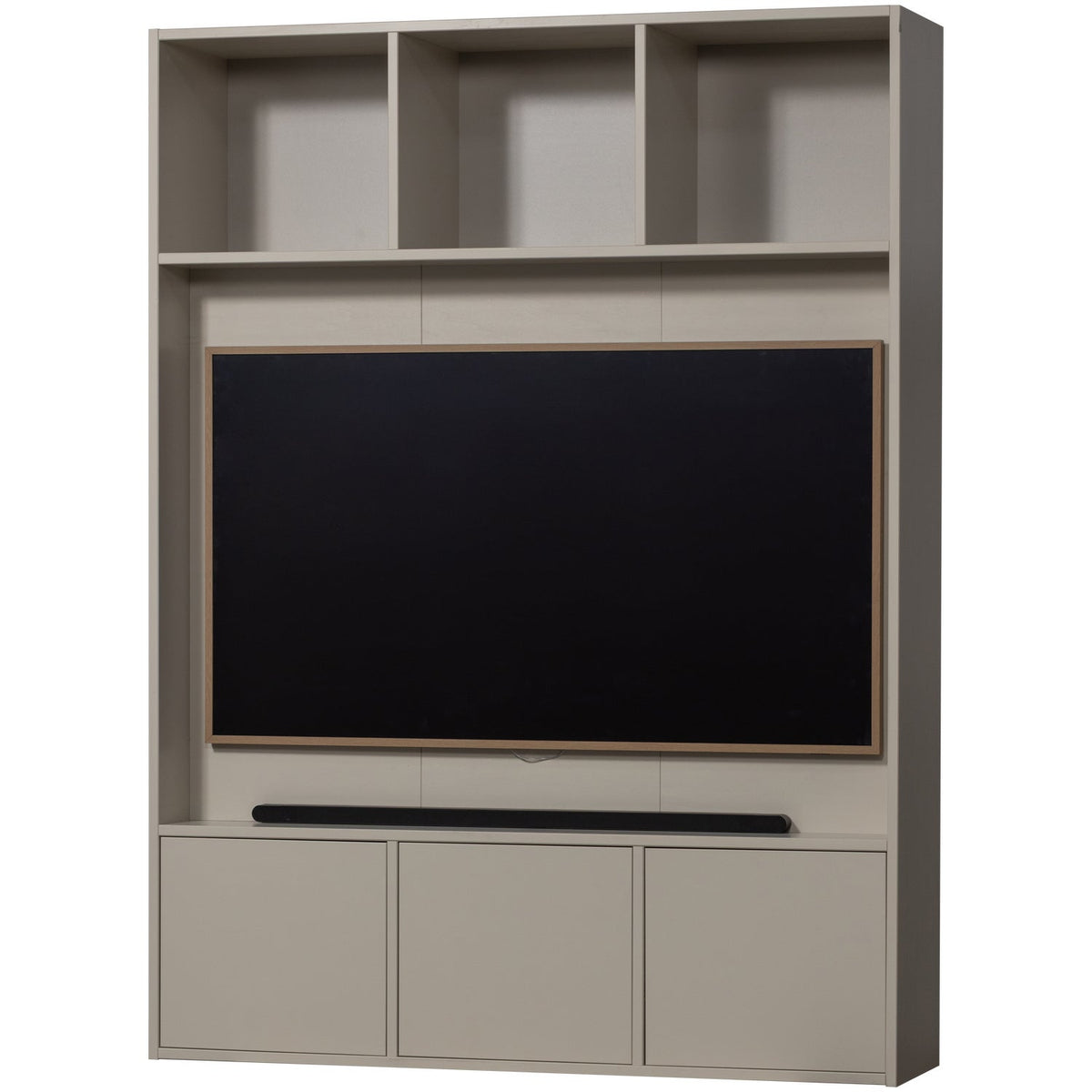 Mobile TV 3 ante in legno di pino Meggy 160x215 cm - modulo componibile