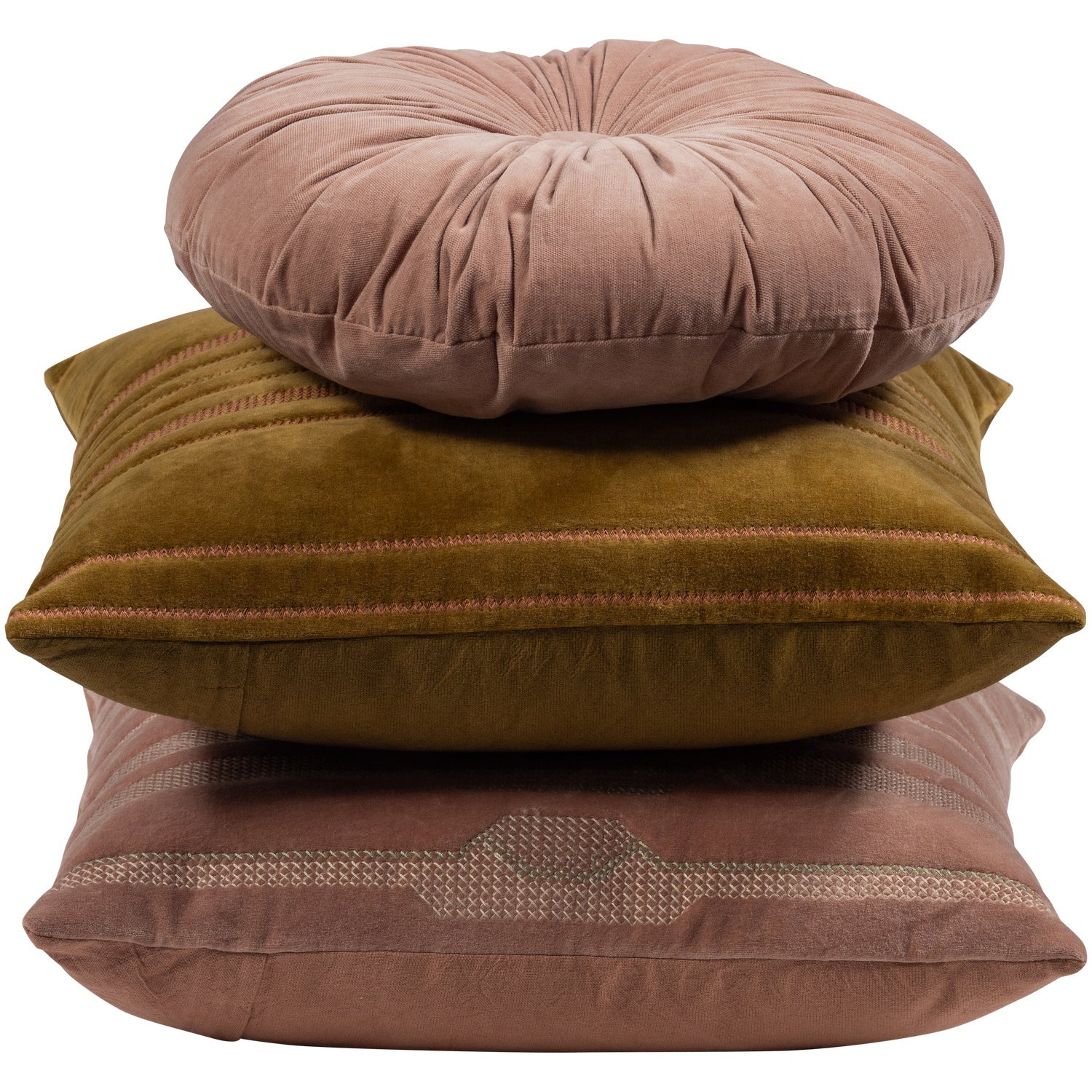 Set di 3 cuscini in cotone Feis 45x45 cm